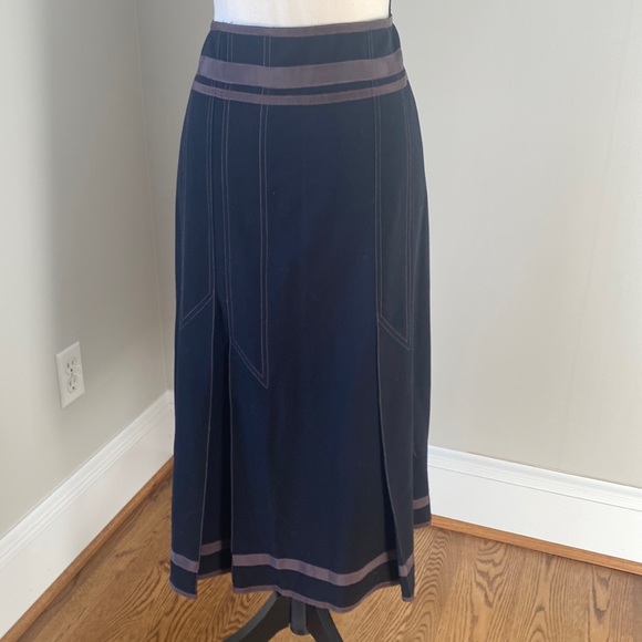 Jupe H&M Femme Taille 12 - Coupe A-line En Coton 100%, Genou, Fermeture éclair, Neuve Sans étiquettes (NWOT)